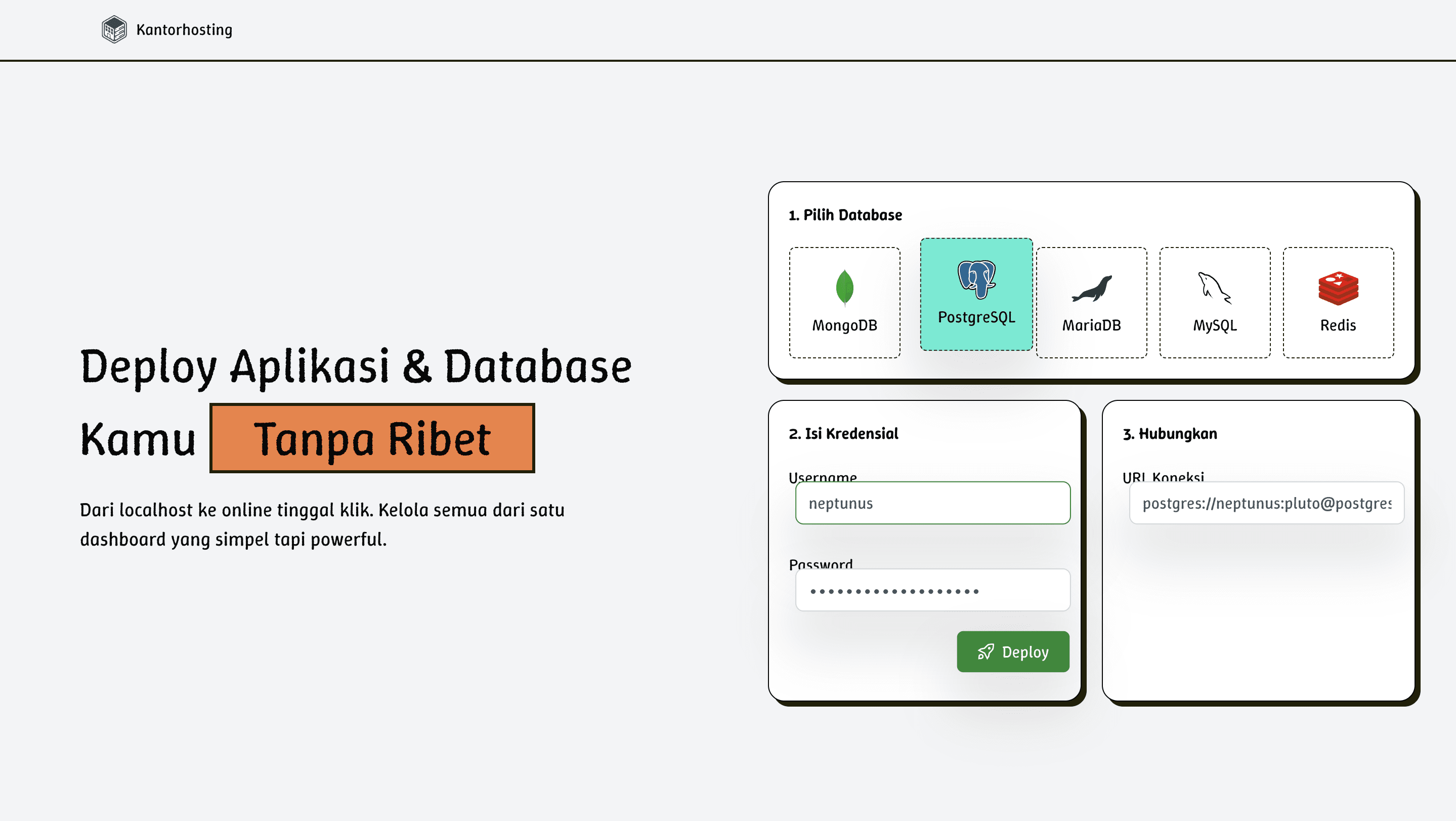 Kantorhosting Dashboard